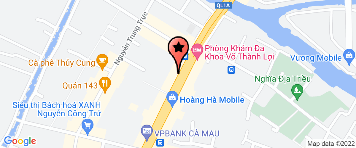 Bản đồ đến địa chỉ Công Ty CP Hạ Tầng Sài Gòn - Cà Mau