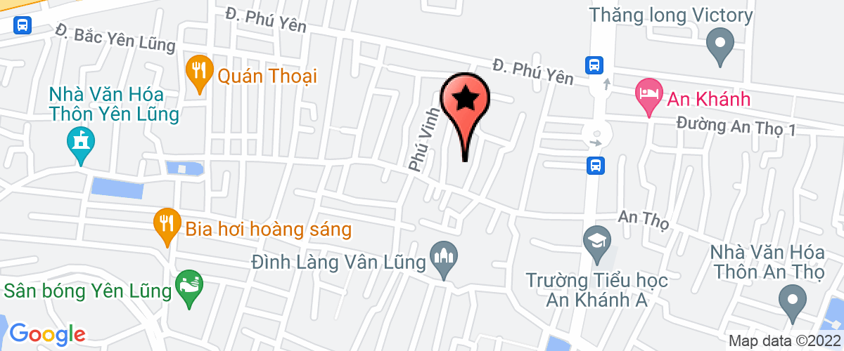 Bản đồ đến địa chỉ Công ty POSCO E&C., Ltd - Thầu Dự án công trình đầu mối KĐTM Bắc An Khánh tại TP Hà Nội
