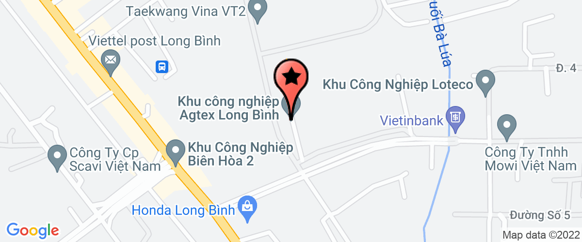 Map to Schaeffler Vietnam Company Limited
