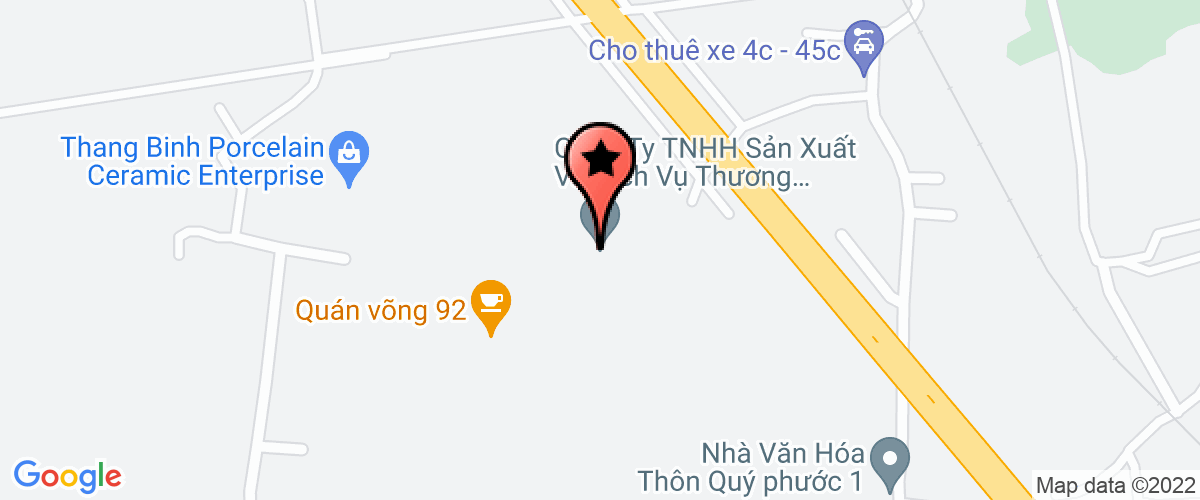 Map to Minh Thien Export Garment Joint Stock Company
