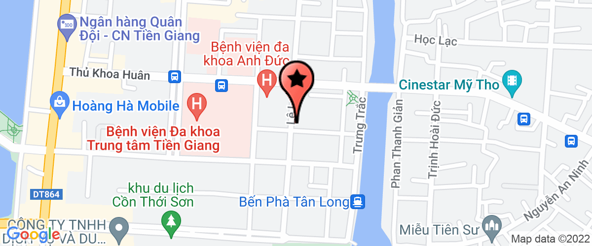 Bản đồ đến địa chỉ Toà án Nhân Dân Tỉnh Tiền Giang