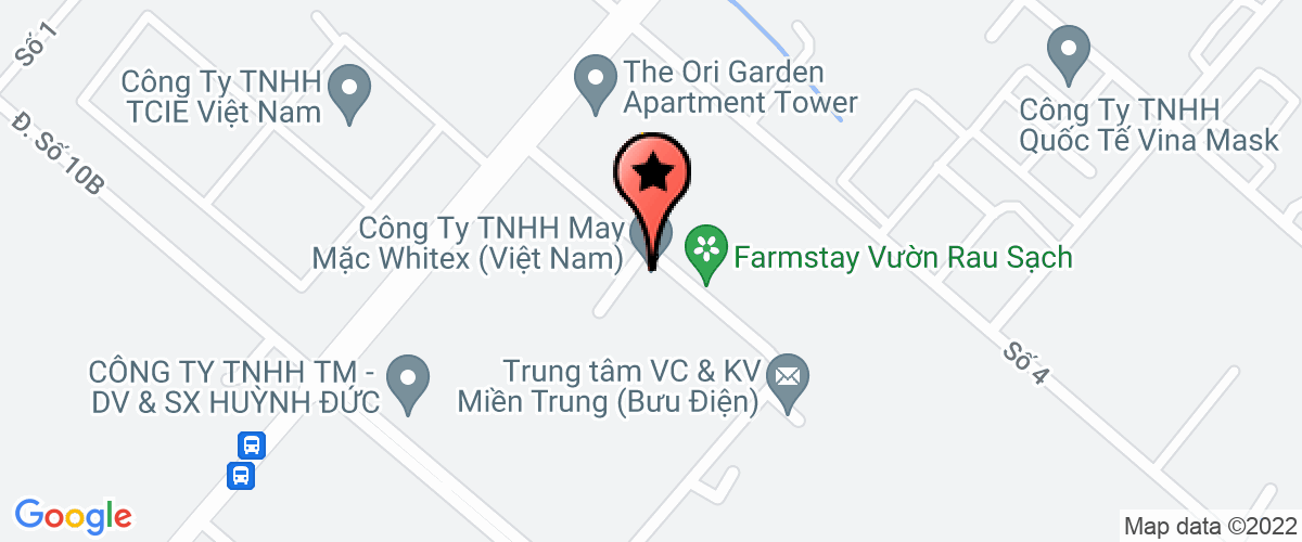 Bản đồ đến địa chỉ Công ty TNHH May mặc WHITEX (Việt Nam)