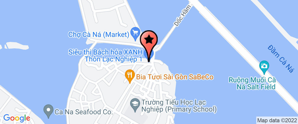 Map to Thai Nha Ninh Thuan Trading Service and Tourist Company Limited