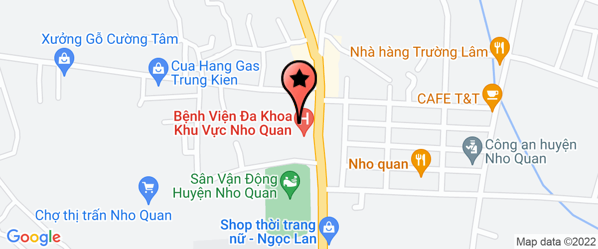 Bản đồ đến địa chỉ Trường Trung Cấp nghề Nho Quan