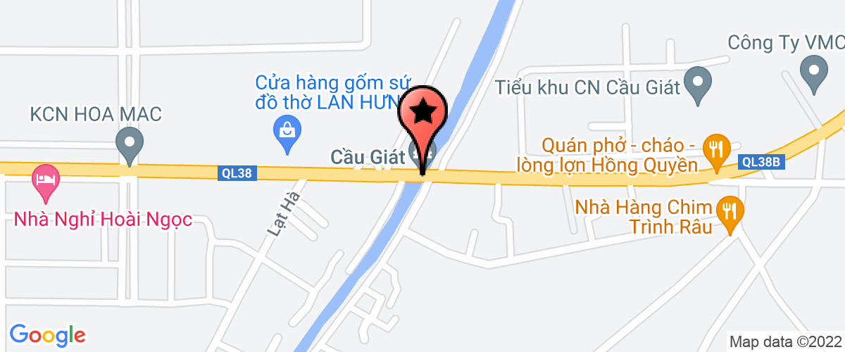 Map to Gen Viet Fashion Joint Stock Company