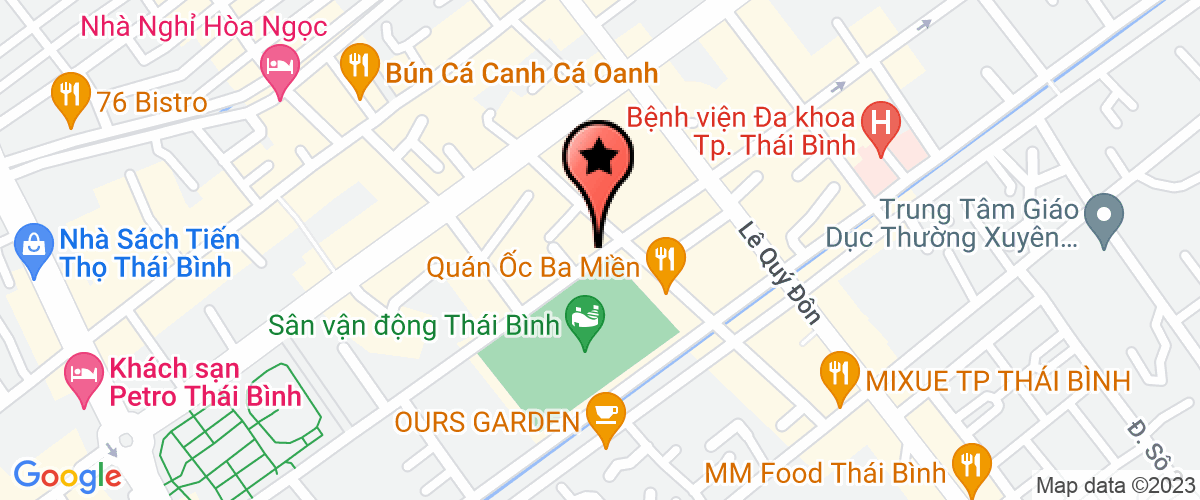 Bản đồ đến địa chỉ Chi Nhánh Công Ty TNHH Đầu Tư Và Xây Dựng Thành Sơn.A.H.T - Thái Bình Việt Travel