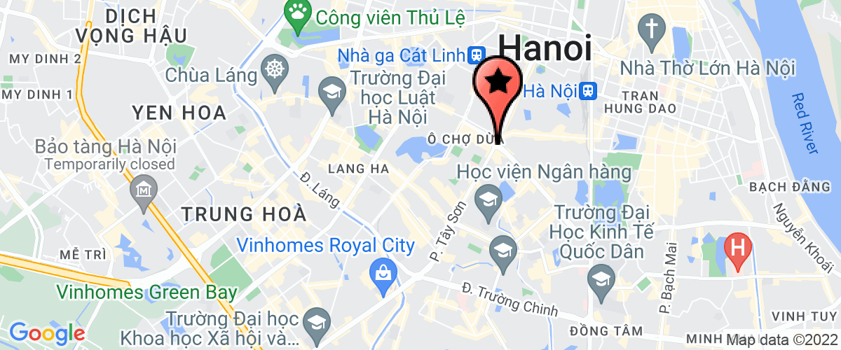 Bản đồ đến địa chỉ VPĐD VNPT GLOBAL HK LIMITED tại Hà Nội