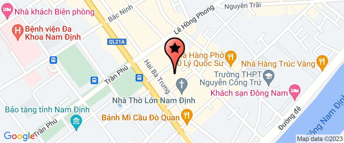Bản đồ đến địa chỉ Công Ty Trách Nhiệm Hữu Hạn Một Thành Viên Nam Dương Nam Định