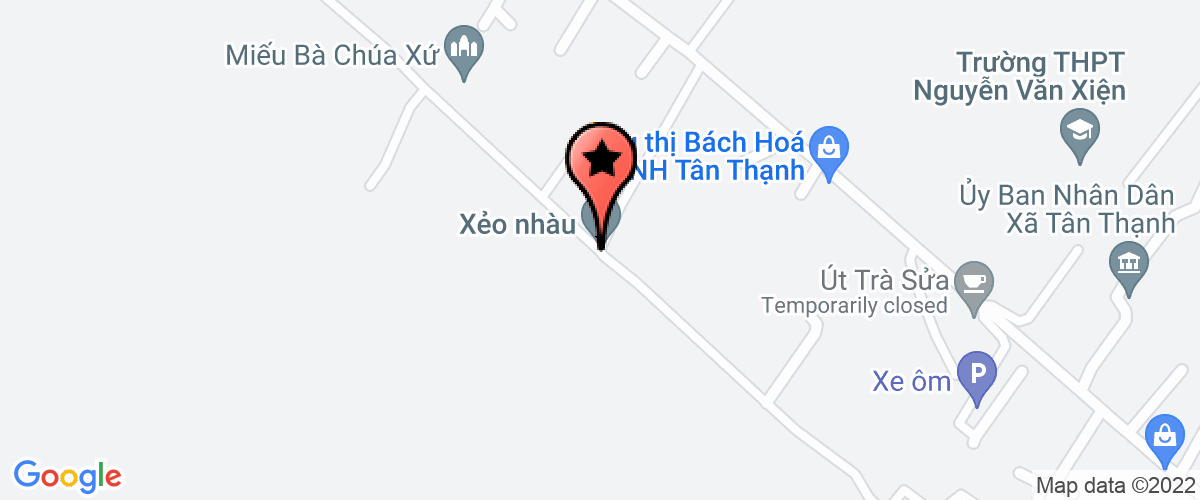 Bản đồ đến địa chỉ Công Ty Trách Nhiệm Hữu Hạn Một Thành Viên Nguyễn Thị Bé Tám