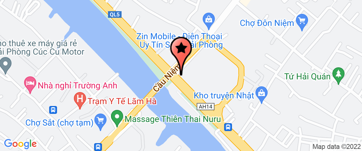 Map to Dinh Anh Trading and Production Limited Company