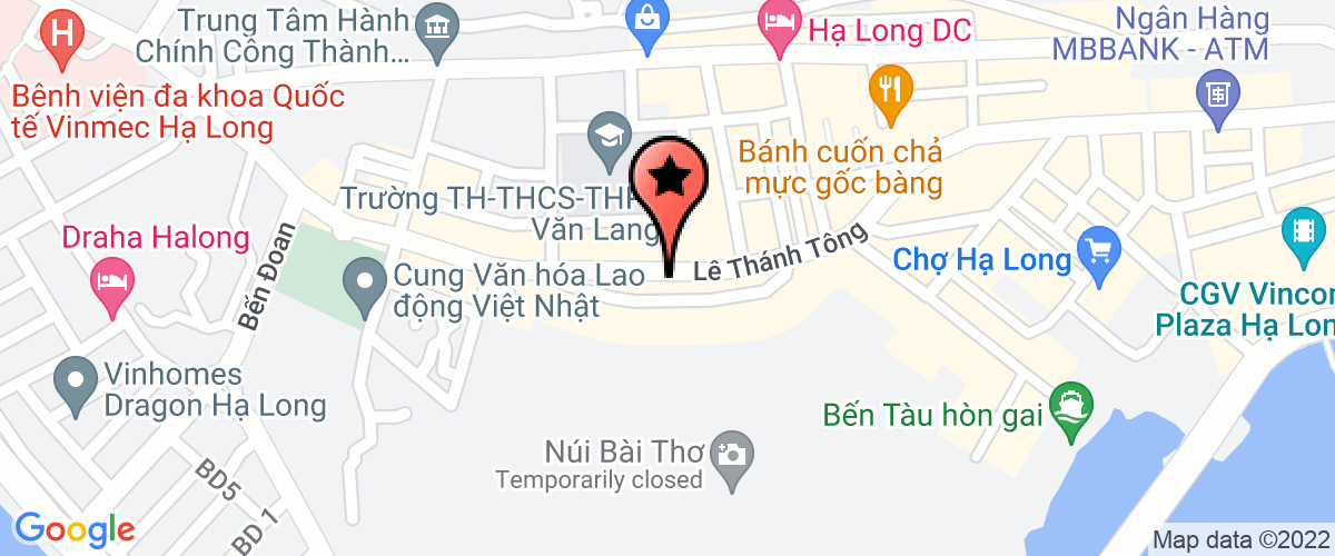 Map to Quang Ninh Investment and Import Export Joint Stock Company