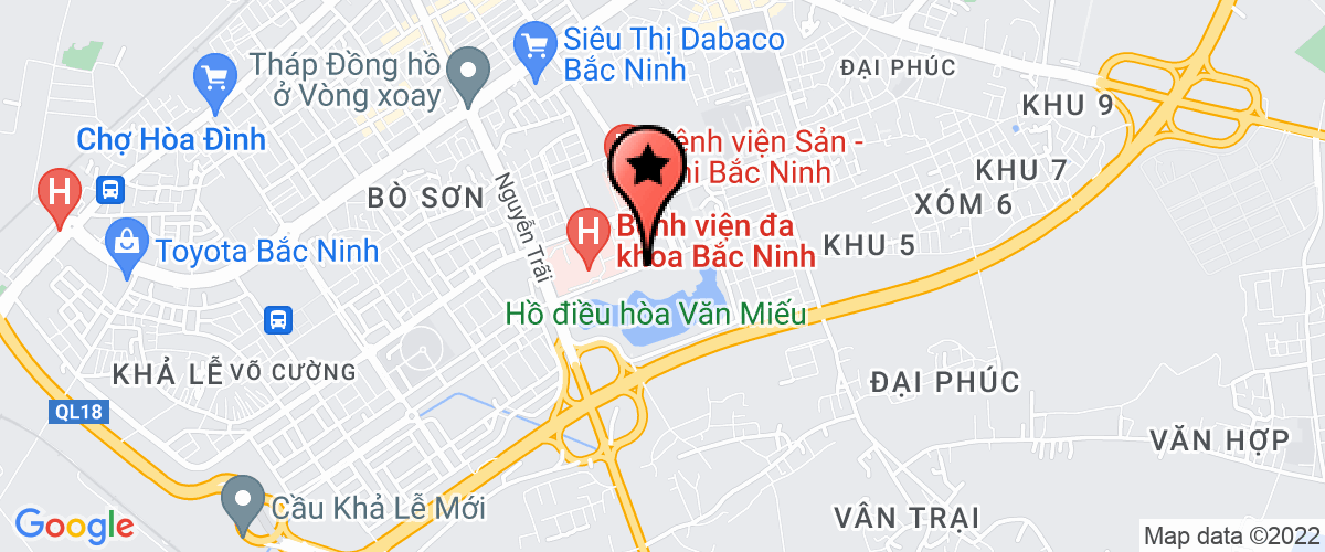 Bản đồ đến địa chỉ Công Ty TNHH T&t Kinh Bắc