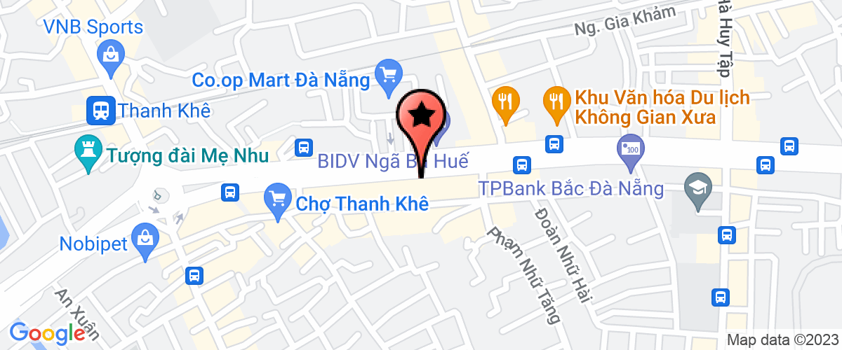 Map to Barista Tran Thai Huy Company Limited