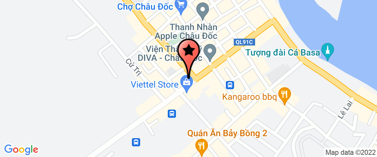 Bản đồ đến địa chỉ Công Ty TNHH Dịch Vụ Lữ Hành Châu Đốc
