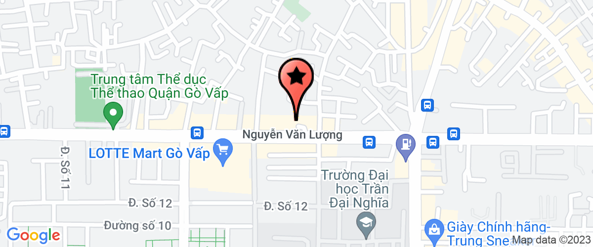 Map to Trong Dieu Advertising Company Limited