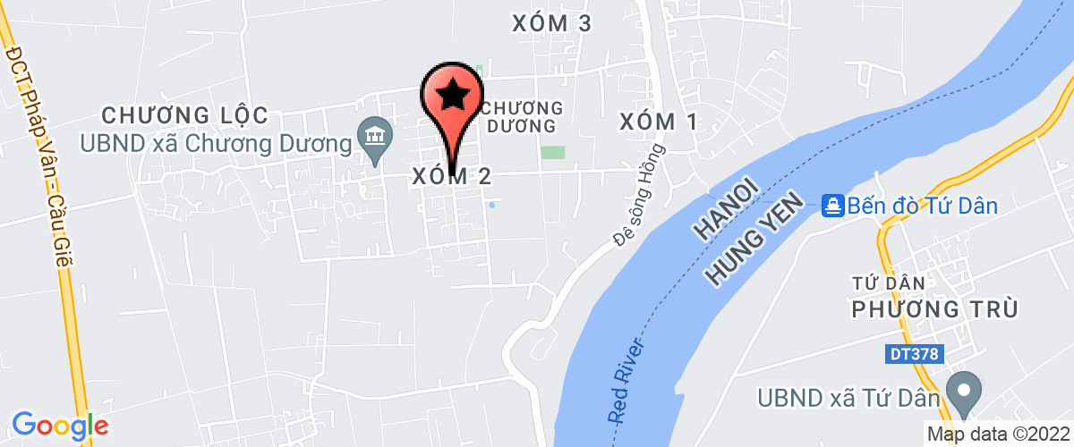 Map to Huy Hoang Construction and Trading Investment Company Limited