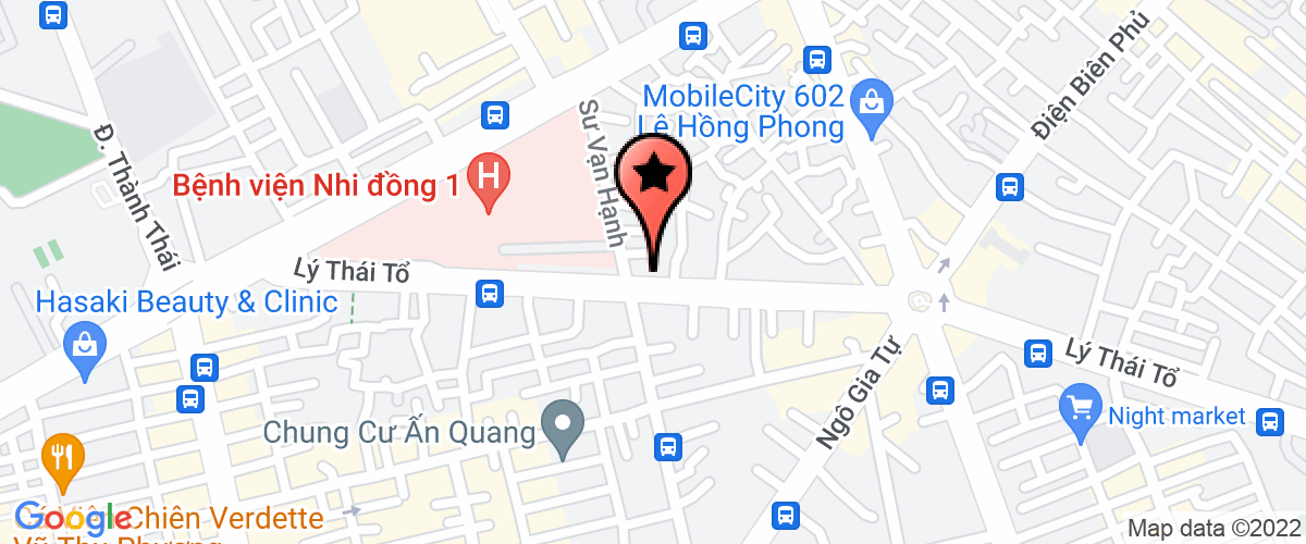 Bản đồ đến địa chỉ Công Ty TNHH Sản Xuất Thương Mại Dịch Vụ Thực Phẩm Chay Sài Gòn