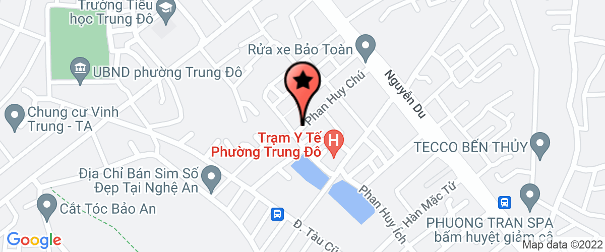 Map to Nhat Tan Trade and Build Joint Stock Company