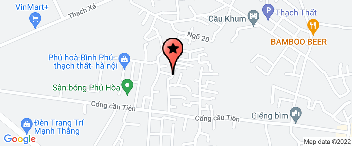 Map to Nam Thanh Trading and Import Export Company Limited