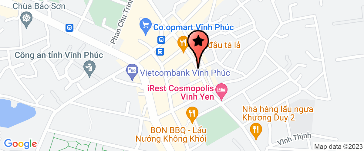 Map to Thanh An Construction and Trade Joint Stock Company