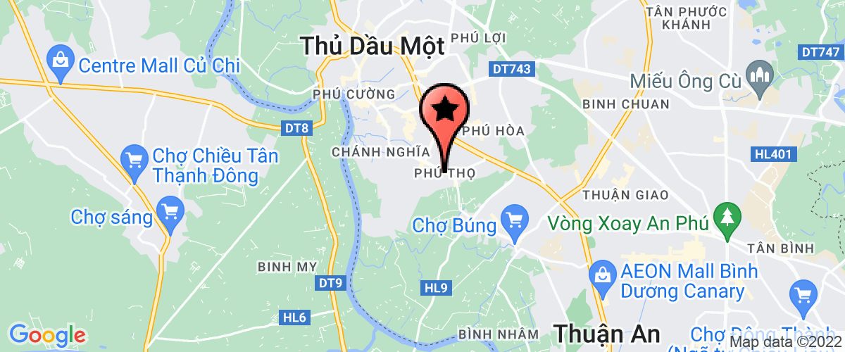 Map to Luong Minh Phat Construction Company Limited