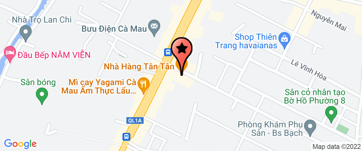 Bản đồ đến địa chỉ Công ty TNHH Nhà hàng Tân Tân