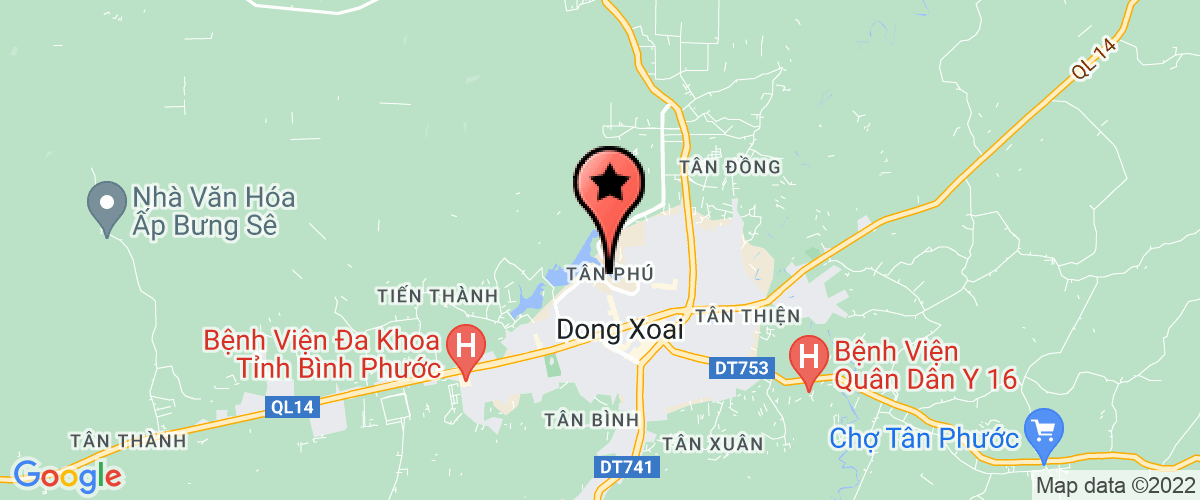 Bản đồ đến địa chỉ Công Ty TNHH Solar Bình Phước