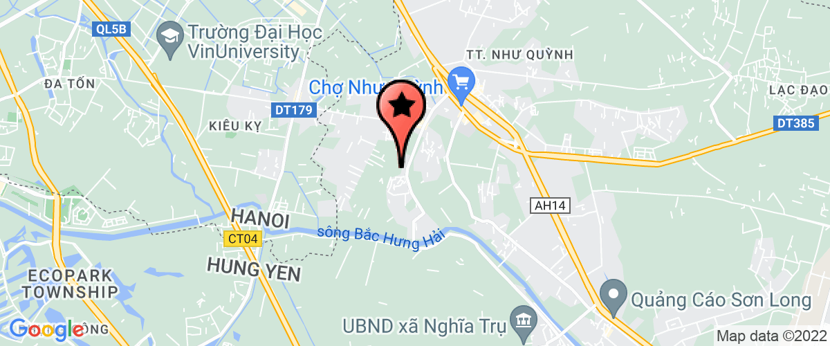 Bản đồ đến địa chỉ Công ty TNHH Dệt may Thygesen Việt Nam