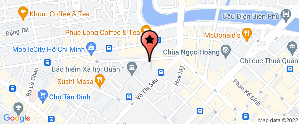 Bản đồ đến địa chỉ Công Ty TNHH 508 Miền Nam
