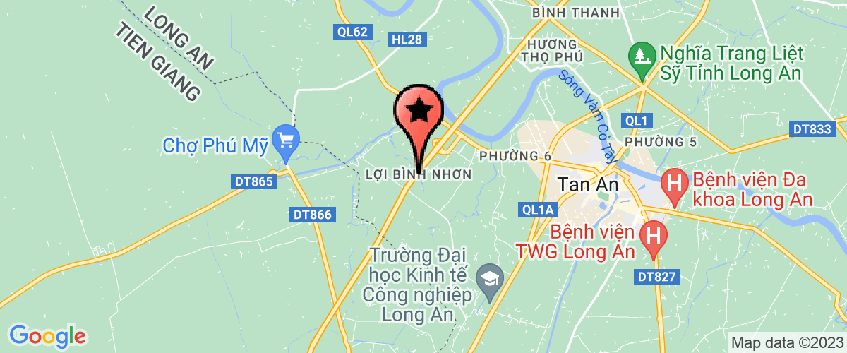 Bản đồ đến địa chỉ Công Ty TNHH Bao Bì Tiên Phong