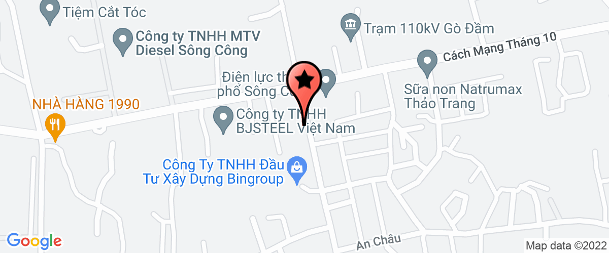 Map to Song Cong Package Joint Stock Company