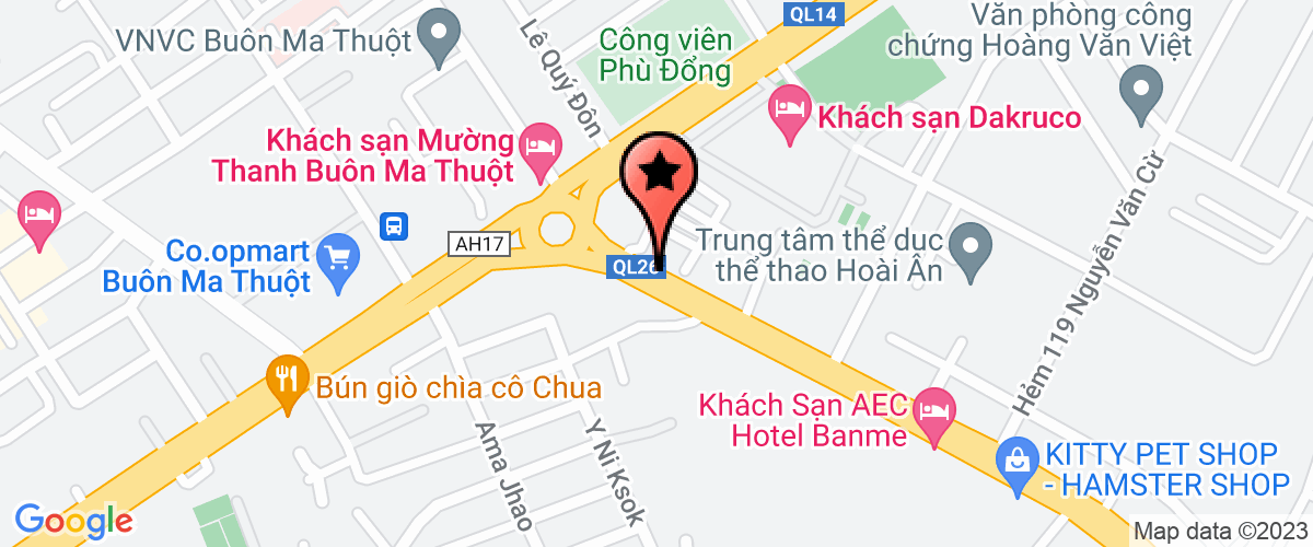 Bản đồ đến địa chỉ Công Ty TNHH Minh Hưng Bmt