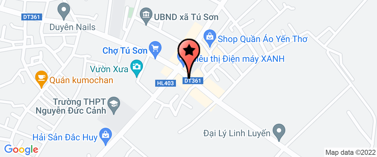 Map to Dong Phuong Construction and Transport Service Trading Limited Company