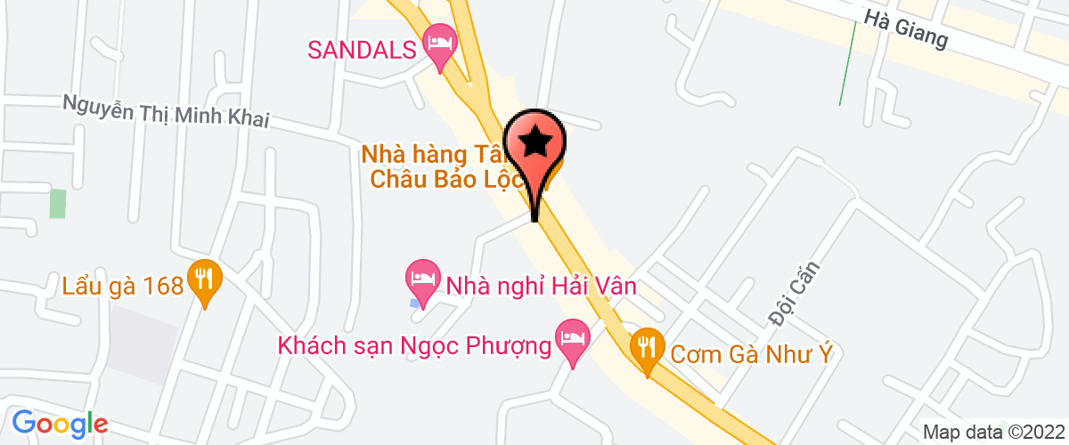 Map to Chan Minh Chau Joint Stock Company