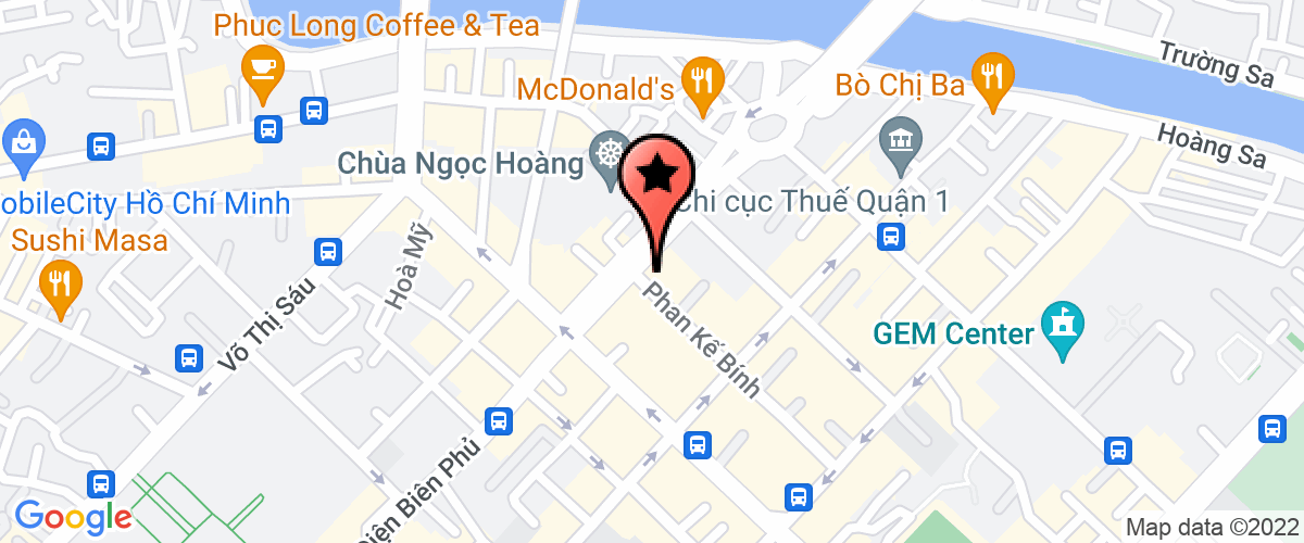 Bản đồ đến địa chỉ Công Ty TNHH Phát Triển Quà Tặng Quảng Cáo Song Hành Sài Gòn