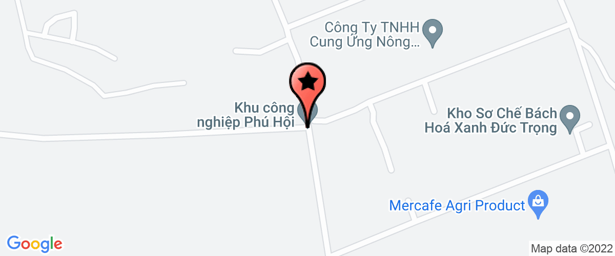 Map to Interfood Da Lat Joint Stock Company