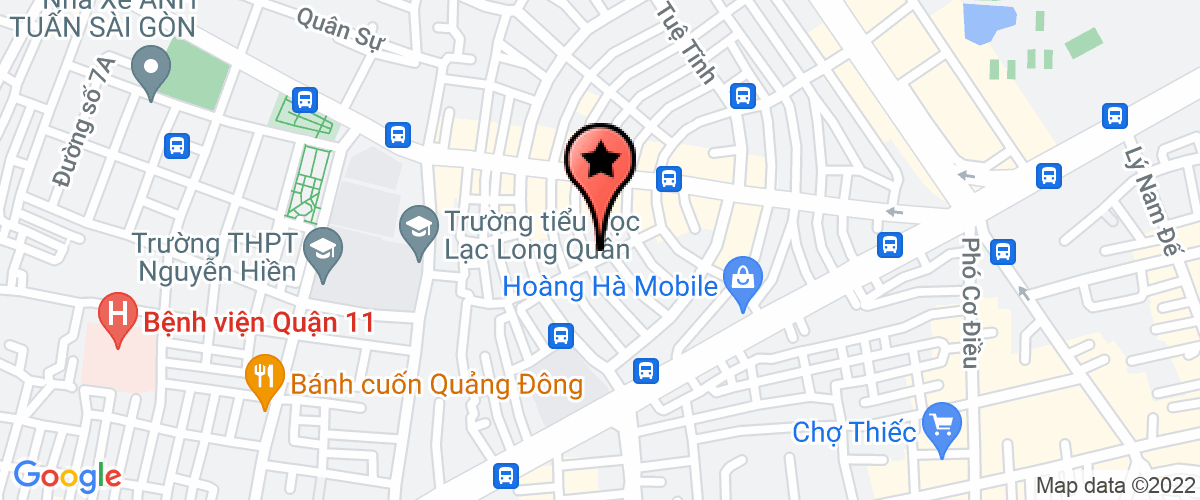 Map to Hong Khang Trading Service Tourist Company Limited