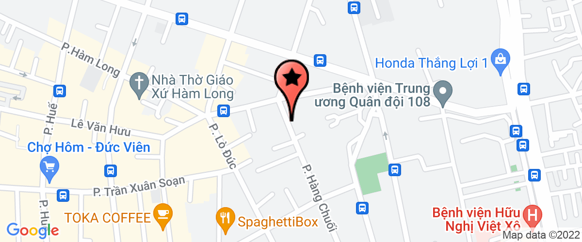 Map to Vu Duc Medical Laboratory and Technology Company Limited