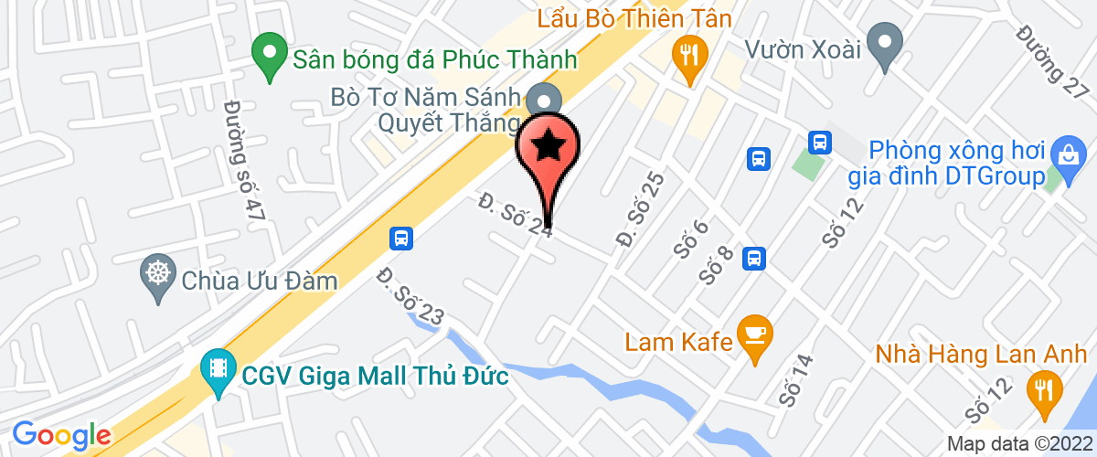 Bản đồ đến địa chỉ Công Ty TNHH Thương Mại Dịch Vụ Spa Trương Gia