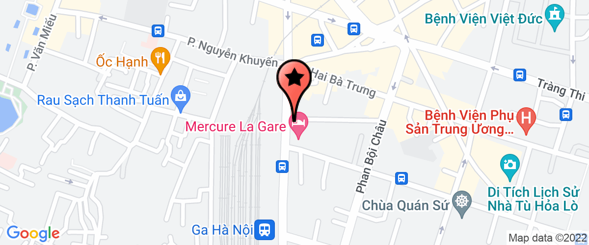 Bản đồ đến địa chỉ Công Ty TNHH Dịch Vụ Vườn Xanh Hà Nội