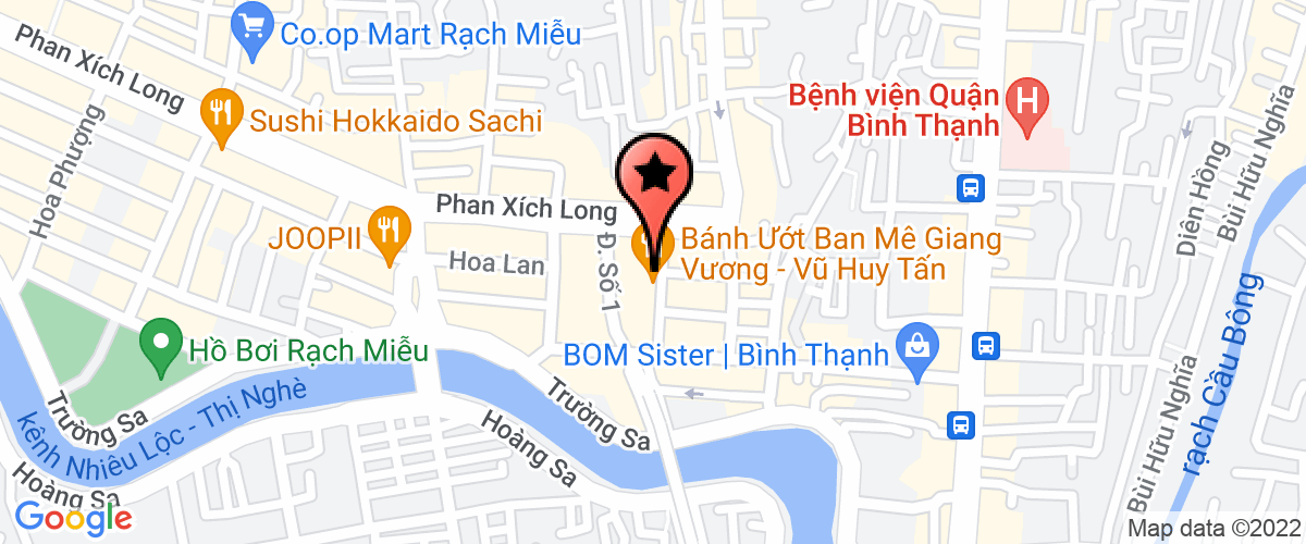 Bản đồ đến địa chỉ Công Ty TNHH Tư Vấn Giáo Dục Quốc Tế Sanyu