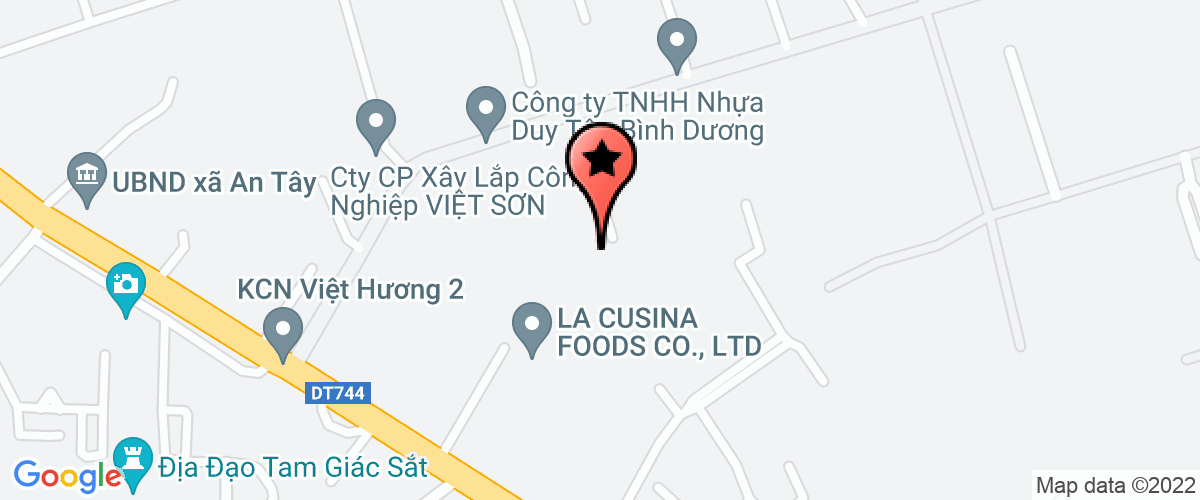 Bản đồ đến địa chỉ Công ty TNHH JIMMY HUNG ANH FOOD