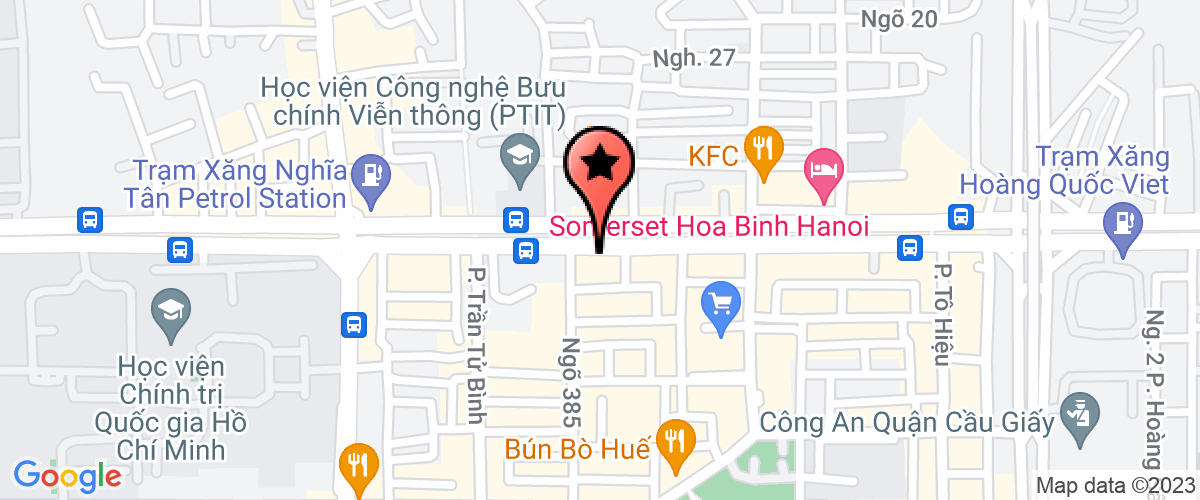 Map to Viet Nam 24H Construction and Commerce Joint Stock Company