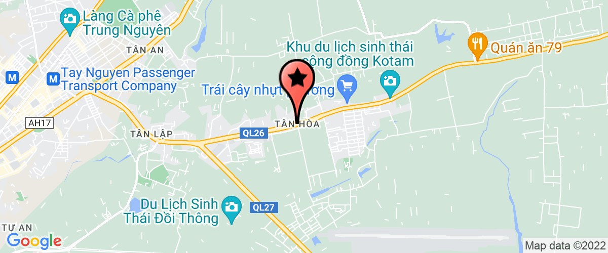 Bản đồ đến địa chỉ Công Ty TNHH Minh Long Ban Mê