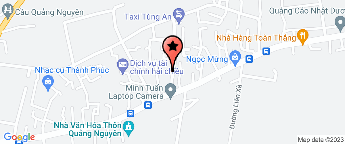 Bản đồ đến địa chỉ Công Ty TNHH Sản Xuất Và Thương Mại Hân Ngân