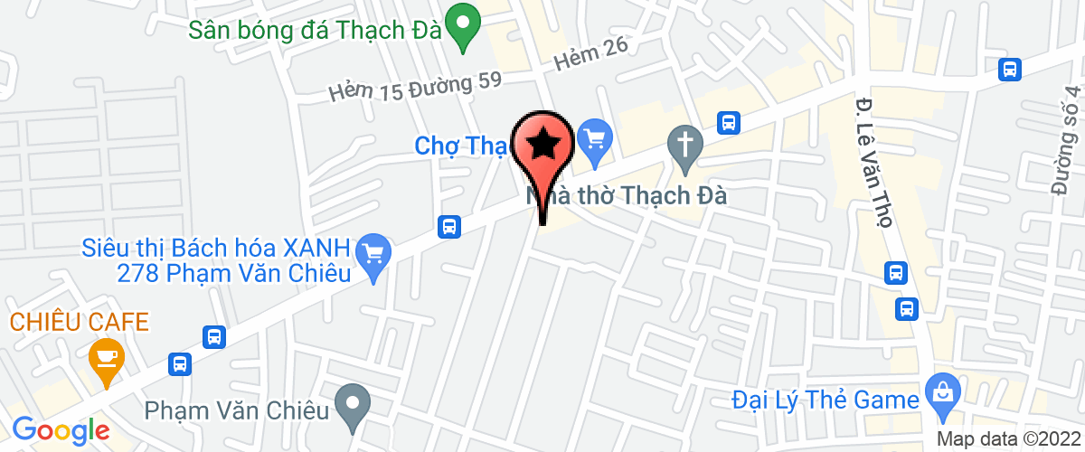 Bản đồ đến địa chỉ Công Ty TNHH Xây Dựng Sản Xuất Thương Mại Dịch Vụ Thạch Minh