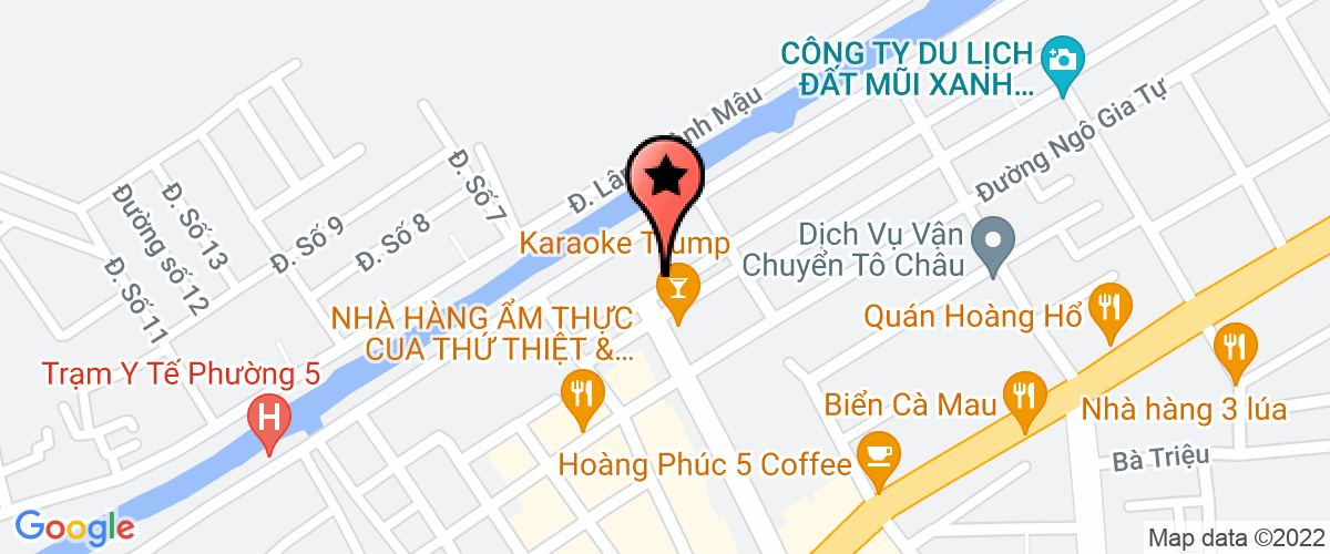 Bản đồ đến địa chỉ Công Ty TNHH Xây Dựng Đại Tín Cà Mau