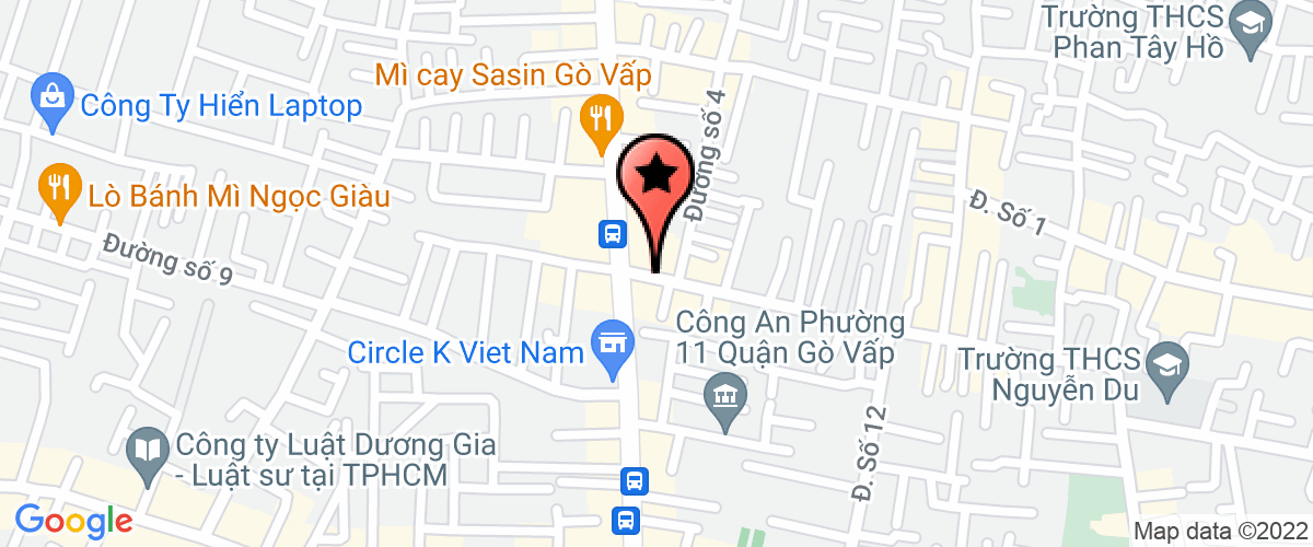 Bản đồ đến địa chỉ Công Ty TNHH Một Thành Viên Trang July