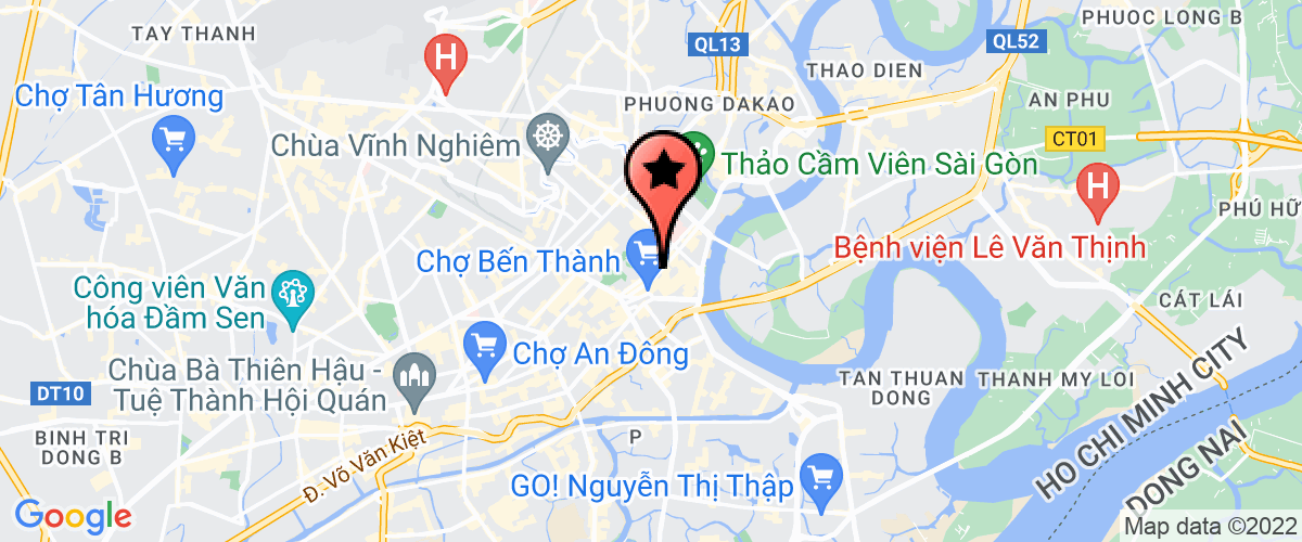 Map to Ori Bao Huy Service Trading Corporation