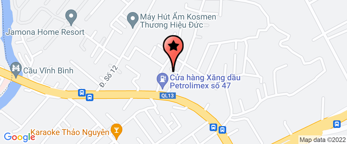Map to Quang Do Construction Design Consultant Company Limited